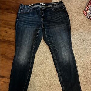 Dark Wash Straight Leg Jeans
